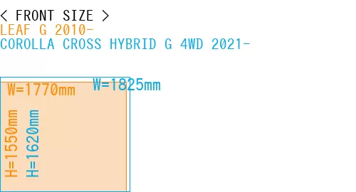 #LEAF G 2010- + COROLLA CROSS HYBRID G 4WD 2021-